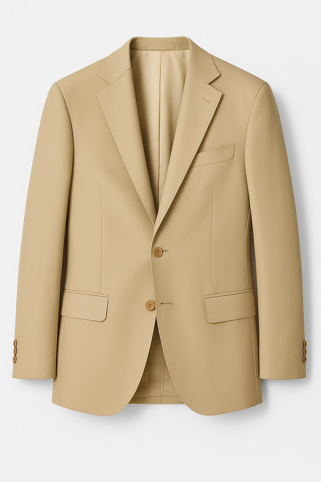 Giacca Lana Superfine Beige