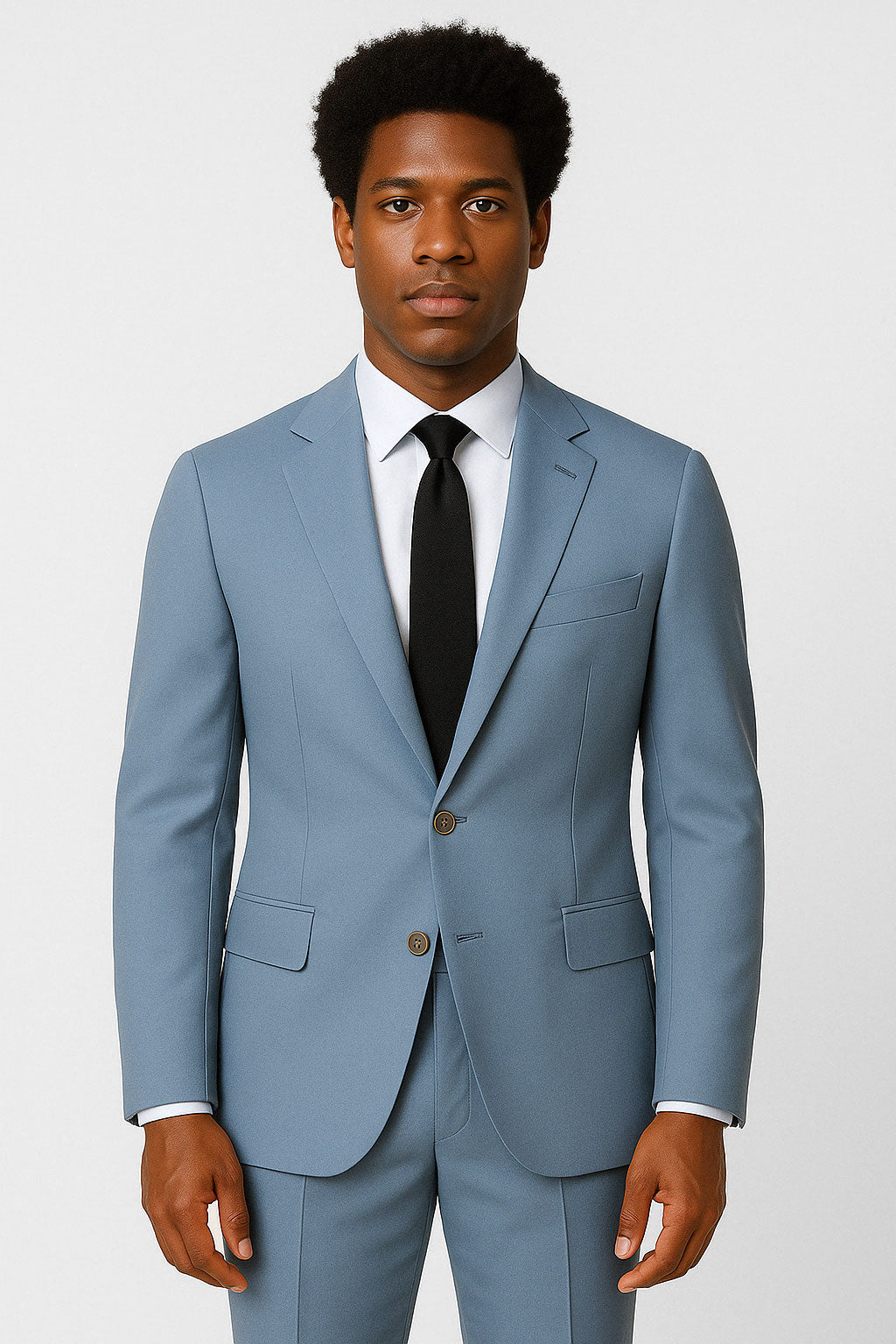 Giacca cotone azzurro