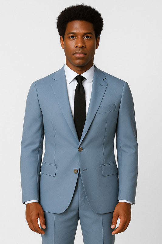 Giacca cotone azzurro
